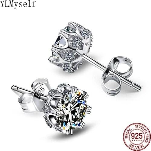 YLMyself Women's Silver Earrings