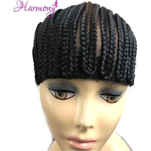 10pcs/lot Different size Wig Caps For Making Wigs Box Braided Cornrow Wig Caps With Combs Top Easier Sew In Braided Wig Caps