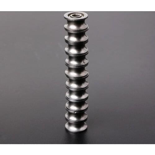 10 Pcs U624ZZ 1.8mm U Groove Guide Pulley Sealed Rail Ball Bearing 4x13x7mm