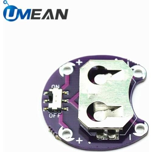 10pcs High Quantity 20mm LilyPad CR2032 Battery Holder Module with Switch Coin Cell Breakout Board for Arduino DIY Kit