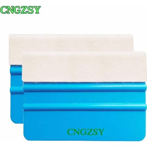 2pcs Soft Wool Squeegee Scraper Professional Solar Window Glass Film Installing Hand Tool For Car Wrapping Advertising Tool 2A22