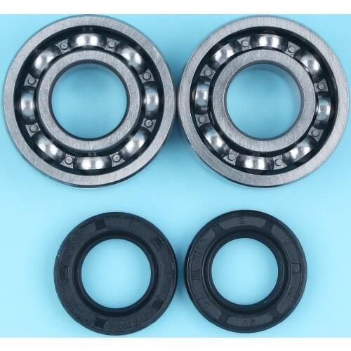 2 x Crank Bearings w/ Oil Seals Kit For STIHL MS230 MS250 MS210 021 023 025 MS 230 250 Chainsaw Replacement Spare Parts