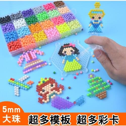 3D DIY Beads Animal Water Sticky Beads Perlen Aqua Puzzles Toys Set Puzzle Educational Magic Beads Kids Toys