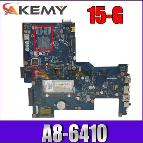 AKemy Laptop motherboard For HP Pavilion 15-G 255 G3 Core A8-6410 Mainboard ZSO51 LA-A996P 765093-001 764260-001 764260-601