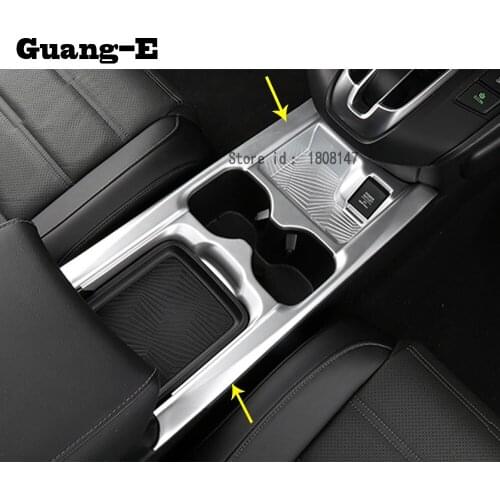 For Honda CRV CR-V 2017 2018 2019 2020 car inner middle handbrake Shift Stall Paddle cup switch frame lamp trim parts 1pcs