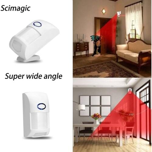 Indoor Wireless PIR Sensor Passive Infrared Motion Detector 433mhz Pet Immune Anti-Pet for Home Security Alarm System