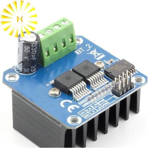 Double BTS7960 43A H-bridge High-power Motor Driver module/ diy smart car Current diagnostic Connector