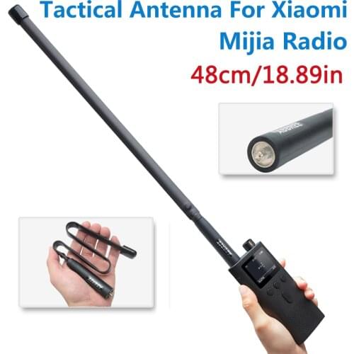 ABBREE SMA-Female Dual Band 144/430Mhz Foldable CS Tactical Antenna For Xiaomi Mijia Smart Walkie Walkie Talkie Ham Radio