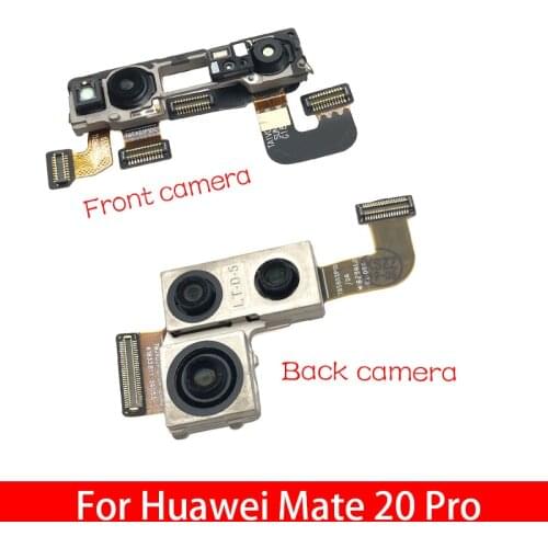 Back Rear Camera Module Flex Cable +Front Facing Camera For Huawei Mate 20 Pro Replacement