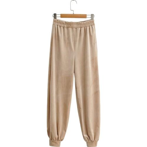 HXJJP Women's Velvet Trousers
