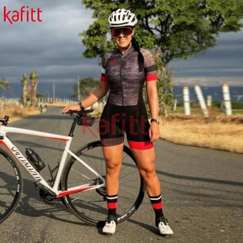 Kafit 2021 Summer New Professional Cycling Clothing Suit Ladies Professional Outdoor Workout Clothes Tight Sports Jumpsuit