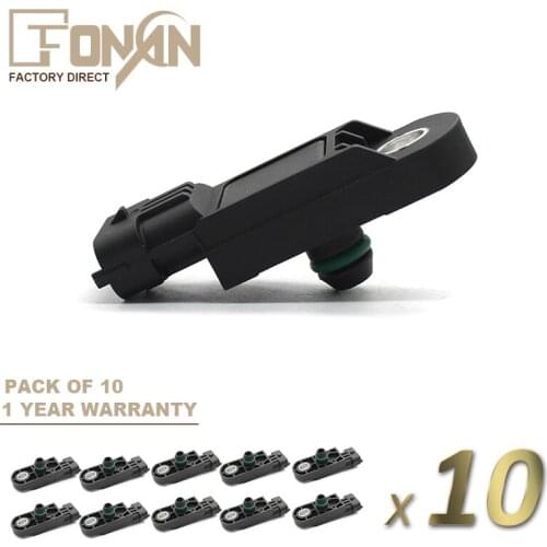 Wholesale 2.5Bar Manifold Absolute Boost Pressure MAP Sensor For RENAULT MEGANE VEL SATIS WIND 1.2 1.4 2.0 0281002616 8200233831