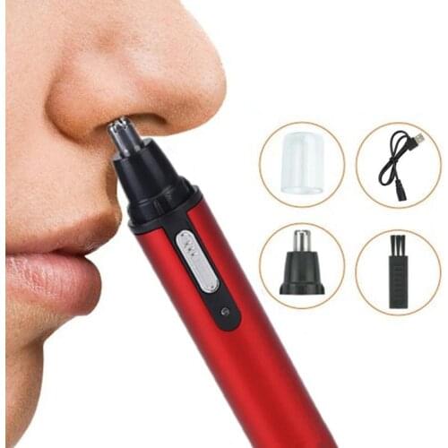 Rechargeable Nose Hair Trimmer Repair Nose Hair Shaving Knife Care Safety Tool Trim U2K1