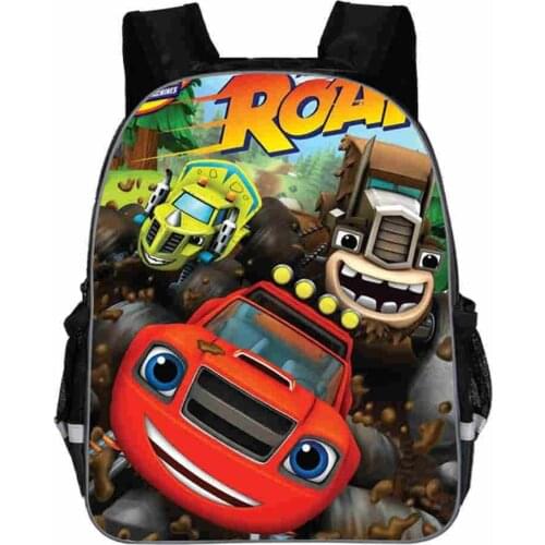 11 inch Blaze and Glory Backpack Kindergarte Children Animal School Bags For Toddler Boys Girls Mochila Gift Bolsa