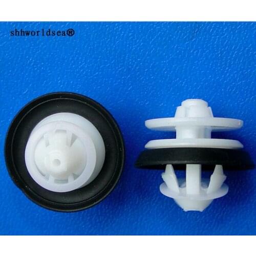 Shhworldsea auto clip fastener Door trim panel with rubber gasket for vw for audi