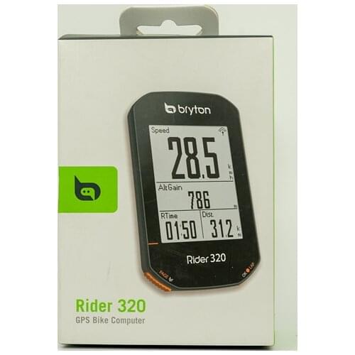 Bryton Rider 320E GPS Bike/Cycling Computer. Simple but Powerful. Support 5 Satellite Systems. 35hrs Long Battery Life