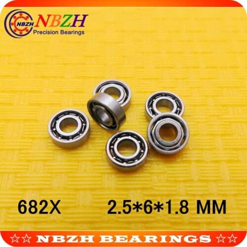 High Quality BX2 MR682 UL205 UL20C L-520 682 OPEN 2*5*1.5 mm metric miniature deep groove ball bearing