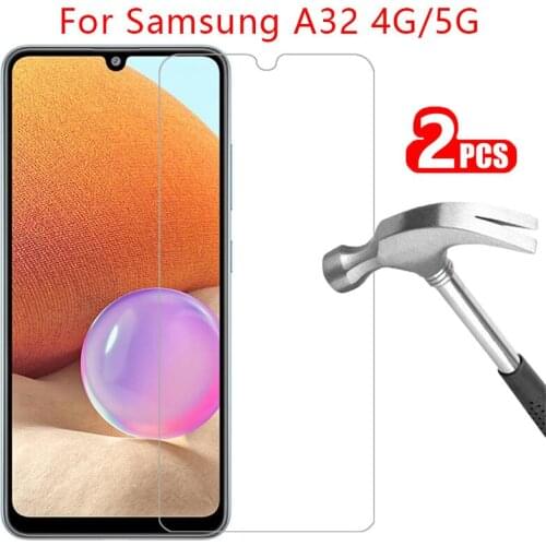 Protective glass for samsung a32 4g 5g screen protector tempered glas on galaxy a 32 32a safety film samsunga32 samsun samsumg