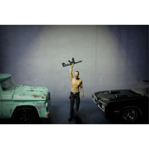 1:64 Lonely Island God Father Joseph Doll Car Ornaments Attachment Scenario Stereoscopic Decoration Diorama Model Miniature Toys