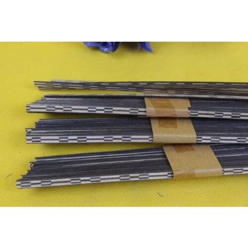 25x Guitar Strip inlay Luthier figured Purfling Guitar parts 640*5*1.0mm #64