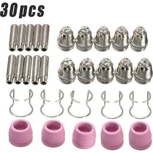 AG-60 SG-55 30pcs/set Consumables Electrode Tips Shield Guide For Plasma Cutter
