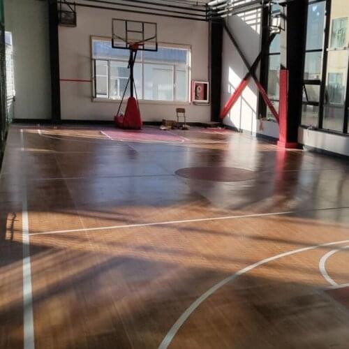 Beable 4.5mm PVC BasketBall Court Flooring Plastic Sports Mat