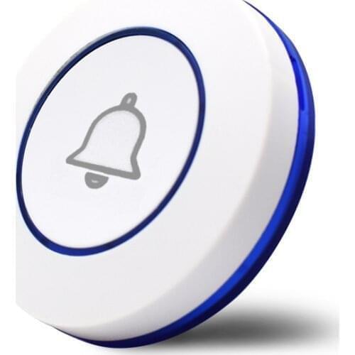 Smart home burglar proof wireless doorbell button / SOS button compatible with our 433 MHz home burglar alarm system