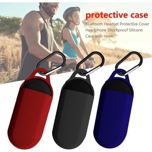 Wireless Bluetooth Headset Cover Headphone Shockproof Silicone Case with Hook For anker soundcore liberty Neo