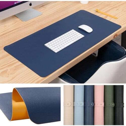 Double-side Portable Mouse Pad PU Leather Laptop Pad Antifouling Waterproof Desk Mat Big Mousepad XXL Laptop Mat 120x60cm mat
