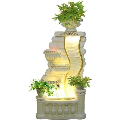 TT European Fountain Waterscape Living Room Floor Stand Decoration Fish Tank Indoor Entrance Circulating Water Make a Fortune