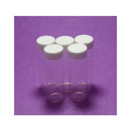 30ML Clear Reagent Bottle,Sample,Penicillin Vials,With PP Screw Lid,5PCS/LOT