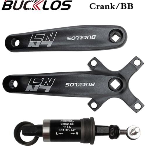 BUCKLOS Bicycle Crank 104BCD 170mm Mountain Bike Crank for Single/double/triple Crankset with Bottom Bracket MTB Part