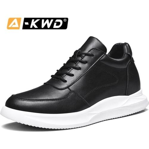 Fashion Elevator Shoes Lace-up Sheos Men Low Top Mens Shoes Mens Shoes Casual Leather Sneakers Zapatos De Hombre Deportivo