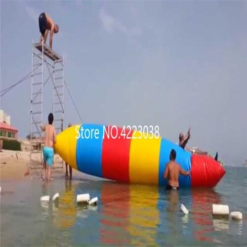 7x3m Inflatable Jumping Pillow Inflatable Water Blob,Aqua Blob Jump,Water Catapult Blob For Sale Free A Pump