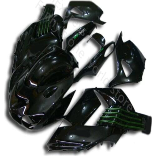New High Quality Fairing kits for Kawasaki Injection mold ZX14R 2006 2007 2008-2011 ZX 14R 06-11 black fairing