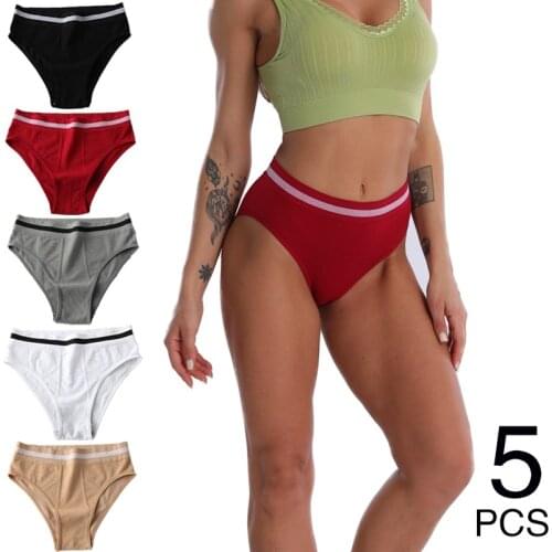 New Women Seamless Panties Lingerie Middle waist Soft Underwear Shapewear Briefs Pure Color Panty Tummy Control Panties Fashion