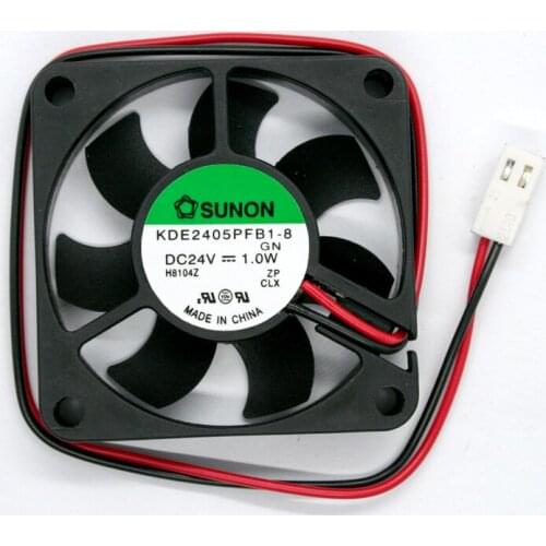 Original SUNON KDE2405PFB1-8 5CM 5010 DC 24V 1.0W Inverter Cooling Fan