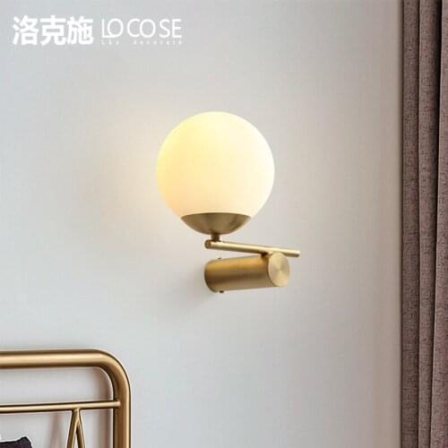 Modern led wall light wandlamp led aisle bedside dining room luminaria de parede espelho