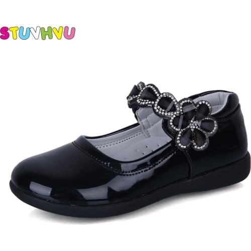STUVHVU Leather Shoes For Girls