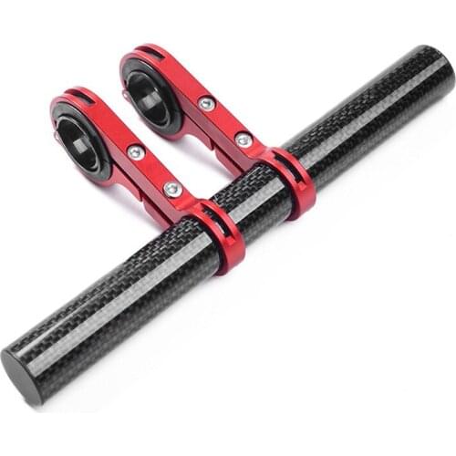 Super Light Holder 202mm ADX Carbon Fiber Bicycle Accessories Handlebar Extender Lamp computer phone Mount Bracket Stand