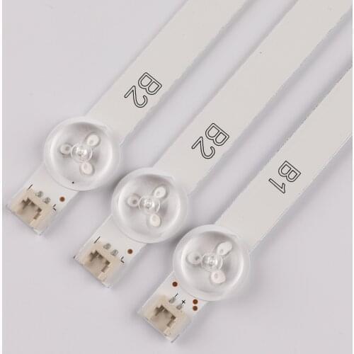 3pcs/set 630mm LED Backlight Lamps Strips 7 LED S for LG 32 Inch TV B1 B2-Type V13 6916L-1204A 6916L-1399A 32LA620V 32LN575S