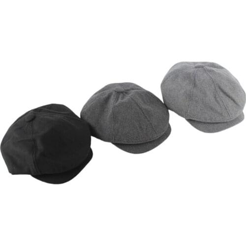 Peaked Cap Comfortable Walking Clothing Solid UV newtection Cotton Linen Flat Newsboy Painters Driving Hat Outdoor Headwear