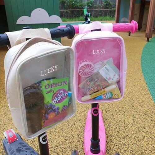 Scooter Bicycle Cycling Waterproof Front Storage Bag Kids Bike Basket Mobile Phone Water Cup Storage Bags Easy To Install