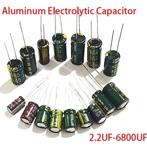 10PCS 400V10UF 10*17mm 2.2UF-6800UF 10UF 400V 16V 1500UF 50V 2200UF 160V 100UF 450V 10UF Aluminum Electrolytic Capacitor DIP