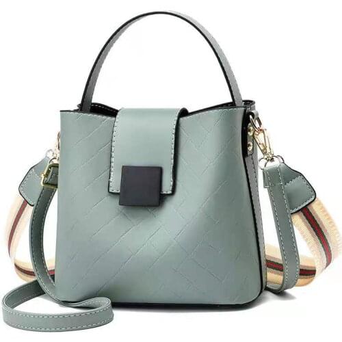 2021 fashion single shoulder handbags Korean style temperament handbags fresh and sweet handbags solid color single shoulder bag