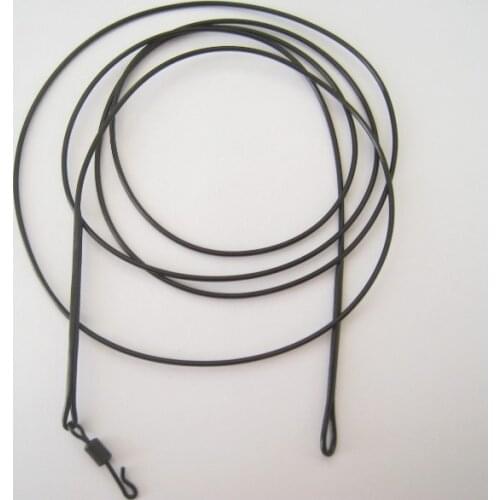 5 X Lead Free Leaders-Leadcore Alternatives-With Quick Change Swivel-Length 100 CM-Fit Safety Lead Clips for Carp Fishings