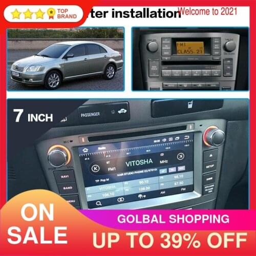 Android 10.0 For Toyota Avensis 2002-2008 T250 IPS Car DVD Player Auto GPS Navigation multimedia radio tape recorder head unit