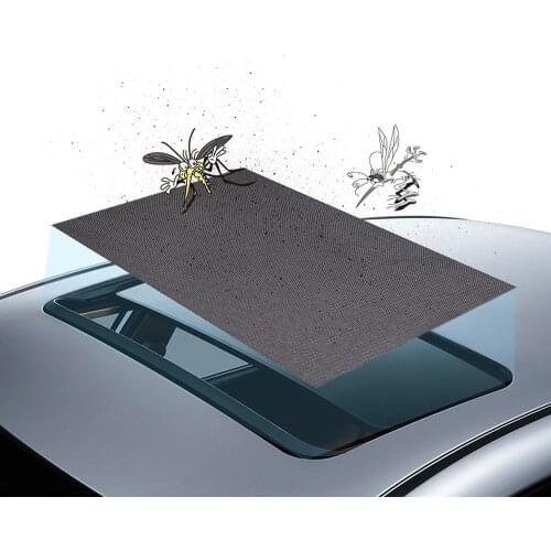 Car Sunroof Magnetic Sunshade Mesh Net Anti-mosquito Sun Shade Vehicle Roof Cover Universal Automotive Block UV Curtain