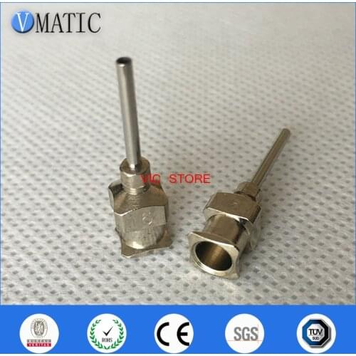 Free Shipping 0.5'' Tip Length 16G All Metal Tips Blunt Stainless Steel 12Pcs Glue Dispensing Syringe Needle Tips 1/2 Inch