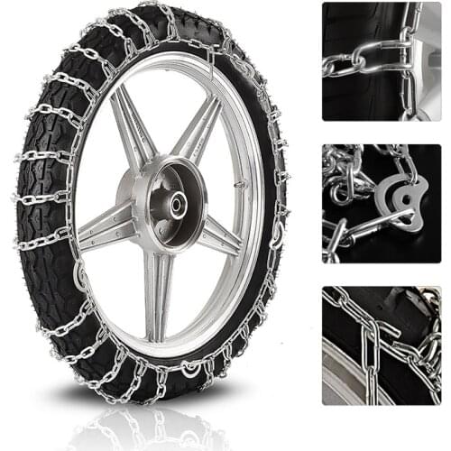 1 two-wheeled motorcycle snow chain bold encryption mud mountain road snow tire chain safety chain